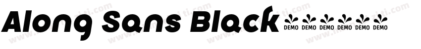 Along Sans Black字体转换